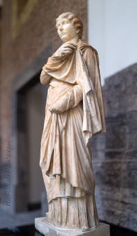 The Piccola Ercolanese, Daughter of Nonius Balbus, Herculaneum, Archaeological Museum of Naples, Italy