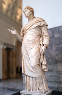 Daughter of Nonius Balbus, Herculaneum, Archaeological Museum of Naples, Italy
