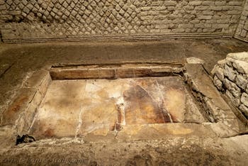 The Impluvium of the underground Neapolis beneath the Basilica of San Lorenzo Maggiore in Naples, Italy