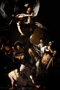 Caravaggio, the Seven Works of Mercy, Pio Monte della Misericordia in Naples, Italy