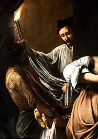 Caravaggio, the Seven Works of Mercy, Pio Monte della Misericordia in Naples, Italy