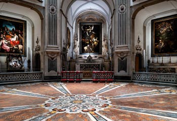Caravaggio, the Seven Works of Mercy, Pio Monte della Misericordia in Naples, Italy