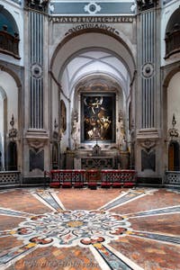 Caravaggio, the Seven Works of Mercy, Pio Monte della Misericordia in Naples, Italy
