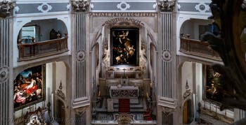 Caravaggio, the Seven Works of Mercy, Pio Monte della Misericordia in Naples, Italy