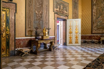 The Guard Officers' Mess at the Royal Palace of Naples in Italy