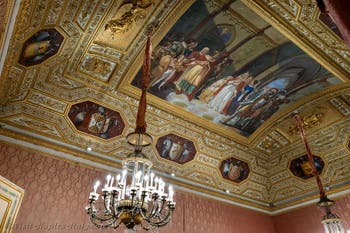 Gennaro Maldarelli, Tancred sends Constance of Hauteville back to Henry VI, the Flemish Hall at the Royal Palace of Naples