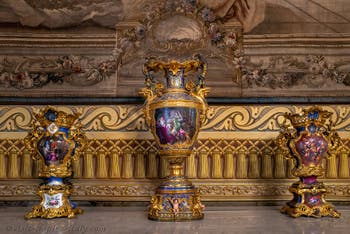 The Hall of Hercules or the Viceroy’s Hall at the Royal Palace of Naples in Italy