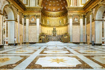 The Palatine Chapel at the Royal Palace of Naples in Italy