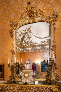 The Queen’s first state room in the Royal Palace of Naples, Italy