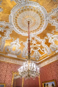 The Queen’s second drawing room at the Royal Palace of Naples in Italy