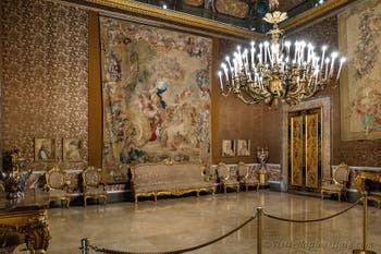 The third antechamber of the Royal Palace of Naples in Italy: The Rape of Proserpina by Étienne Lanier