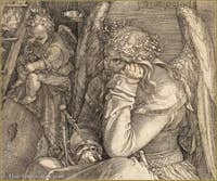 Albrecht Dürer - Melancholy 1514 detail.