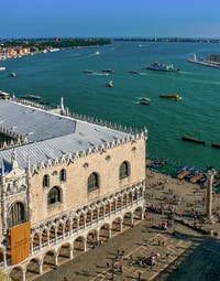 Doge's Palace in Venice in Italy