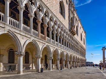 Doge's Palace in Venice in Italy