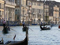 Gondolas Grand Canal Venice