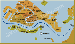 Line 17 Water Bus Vaporetto in Venice