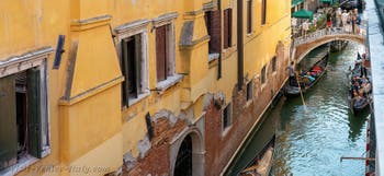 The view from the private terrace of the Fenice Terrace apartment in Venice