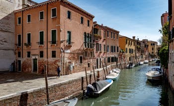 The Fondamenta and the Rio Trapolin in Venice, Italy