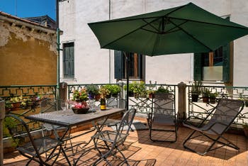 San Fantin Terrace Flat Rental in Venice in Italy