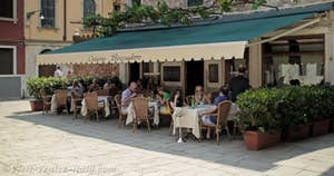 Ostaria Boccadoro Terrace in Venice