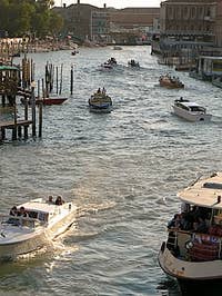 The Grand Canal in Venice Italy