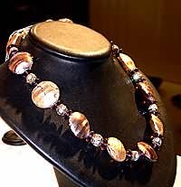 Al Campnanile - glass murano beads necklace