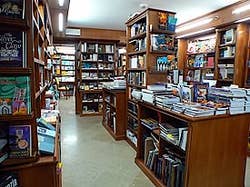 The Studium bookshop in Venice Italy