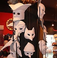 Venetian masks Ca' Macana Venice Italy