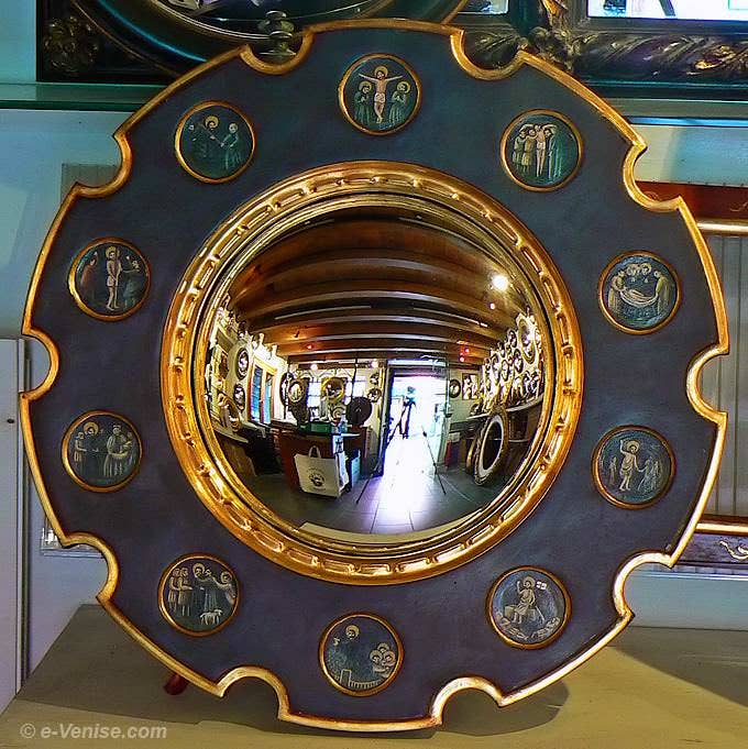 Convex Witch Mirrors in Venice Italy